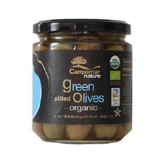 Green Olives, Pitted & Organic