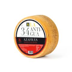 Spanish Sheep Cheese Aged in La Mancha Saffron DOP