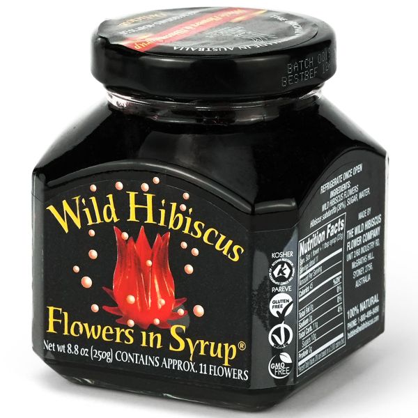 Wild Hibiscus Flowers in Syrup