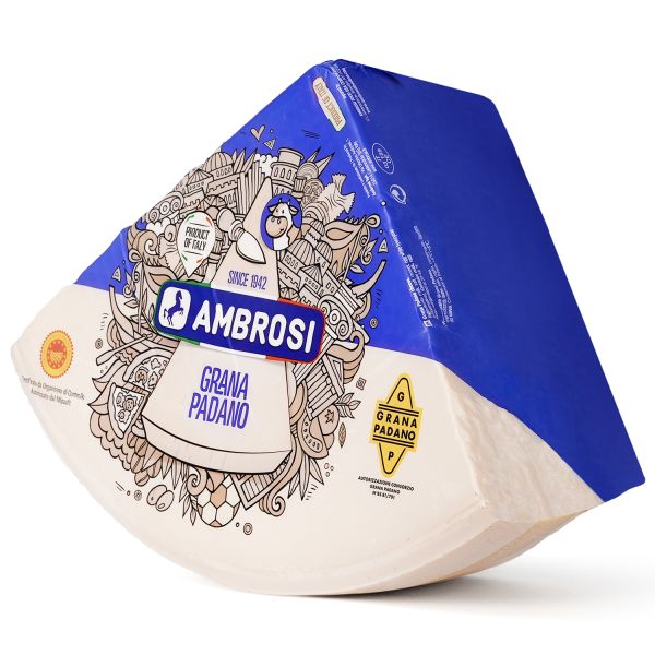Grana Padano DOP Italian Cheese, Aged 18 Months