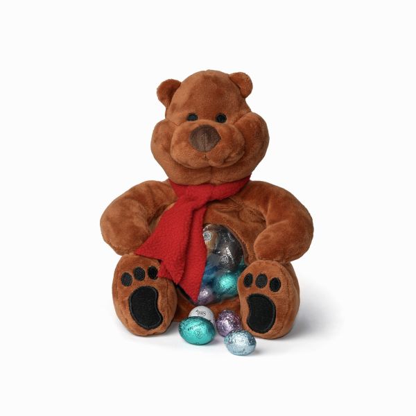 Teddy Bear Plush with Chocolate Balls