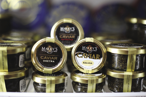 Global Gourmet at Marky's - Russian caviar vendor