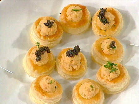 Lobster Mousse Puff Pastry Bouchees