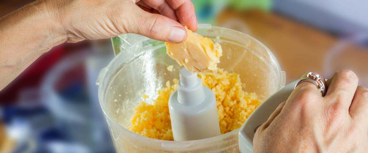 Cheese in Food Processor