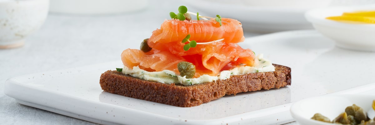 Smoked Salmon with Cream Cheese and Capers Recipe