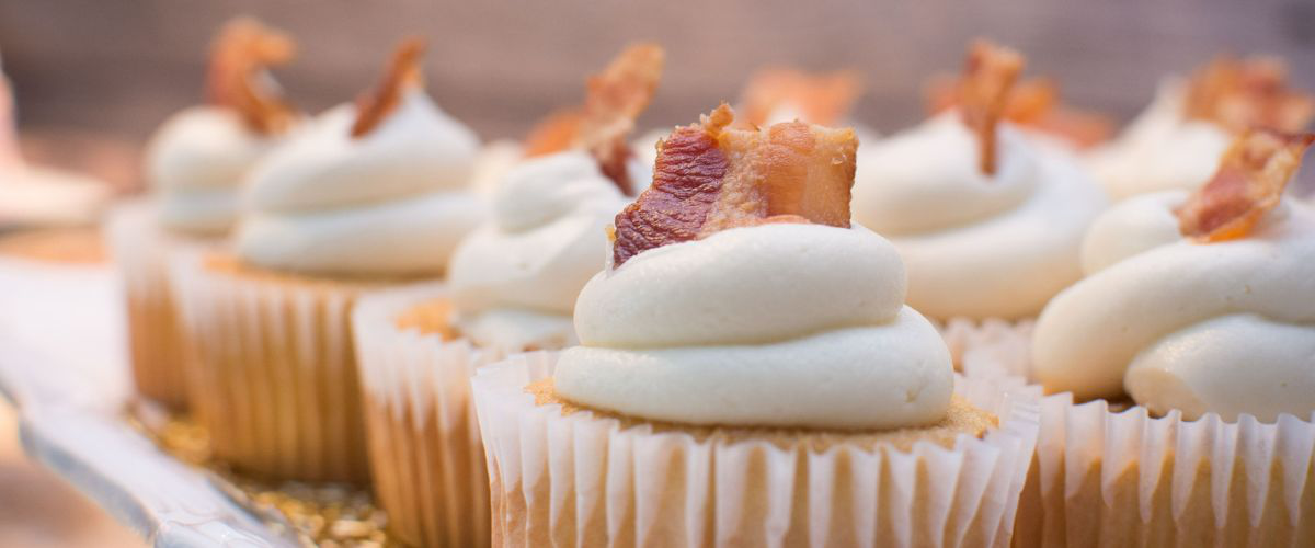 bacon wrapped cupcakes