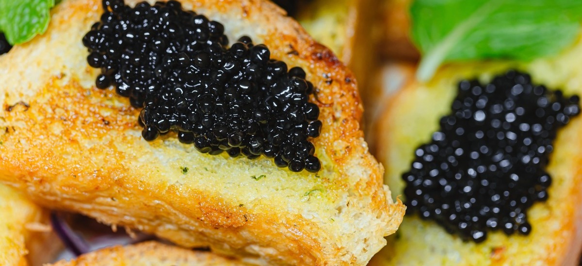 caviar butter garlic bread