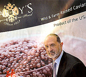 Mark Zaslavsky, President of Markys Caviar at ESE 2008