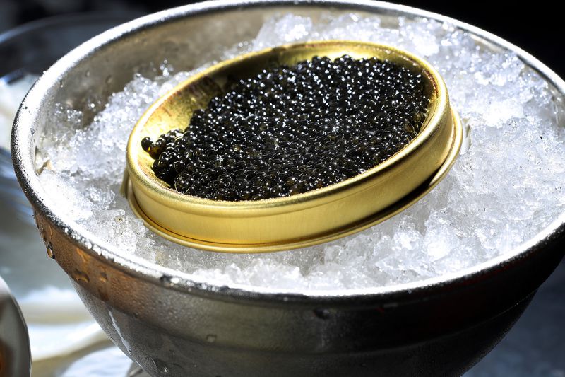 U.S. imports of beluga caviar have been banned since 2005 to help protect declining populations in the Caspian Sea, but it is available at Marky's Caviar Lounge at the Hard Rock.