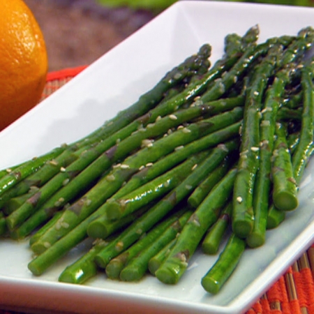 Asparagus with Sesame Citrus Oil